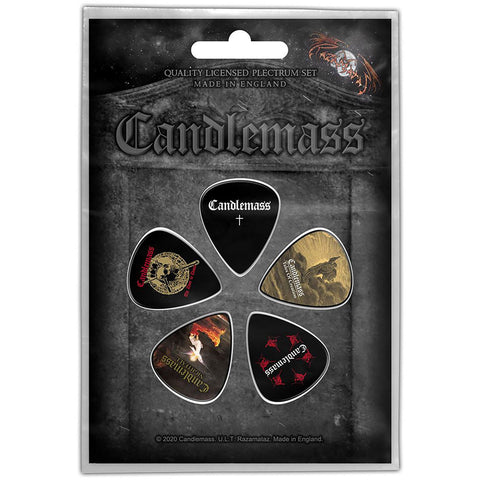 Candlemass - Guitar Pick Set - 5 Picks - UK Import - Licensed New In Pack