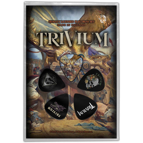 Trivium - Guitar Pick Set - 5 Picks - UK Import - Licensed New In Pack