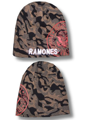 Ramones - Camo Beanie