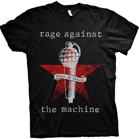 Rage Against The Machine - Bulls On Parade Mic T-Shirt (UK Import)