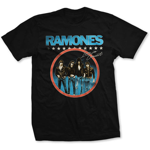 Ramones - Circle Photo T-Shirt (UK Import)