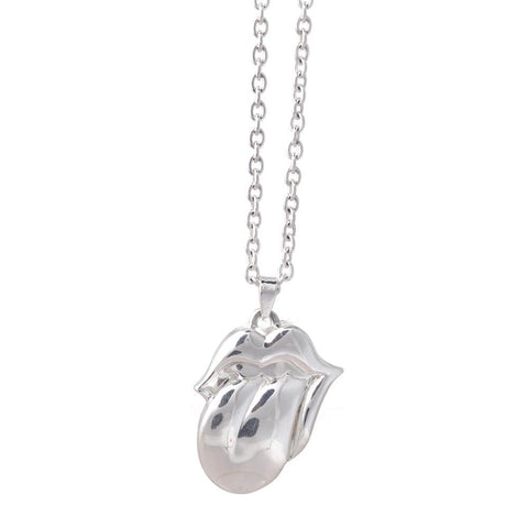 Rolling Stones - Silver Tongue Necklace (UK Import)