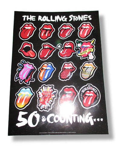 Rolling Stones - Evolution Sticker Sheet