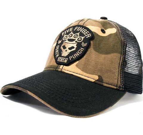 Five Finger Death Punch - Camo Skull Hat