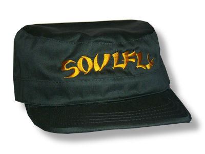 Soulfly - Army Green Logo Cadet Cap