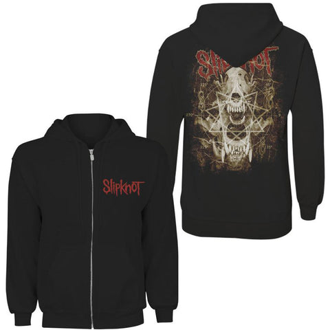 Slipknot - Skull Teeth Zip Hoodie (UK Import)