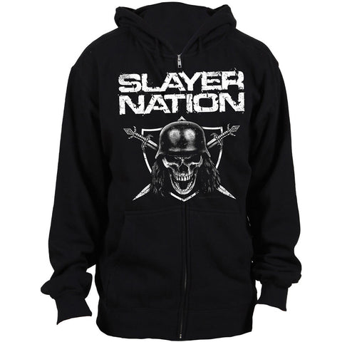 Slayer - Nation Zip Hoodie (UK Import)