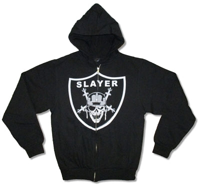 Slayer - Raider Logo Zip Hoodie