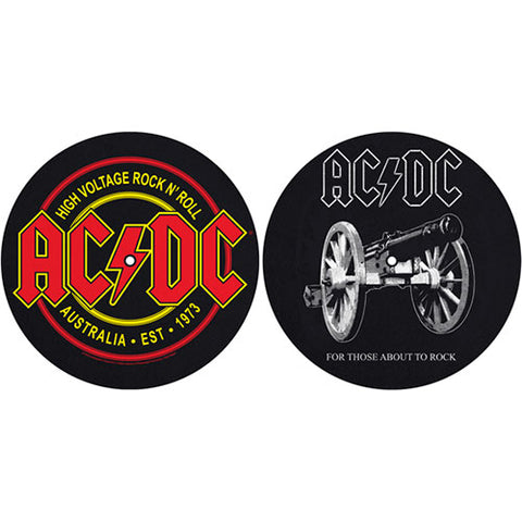 AC/DC - FTATR DJ Turntable Slipmat Set (UK Import)