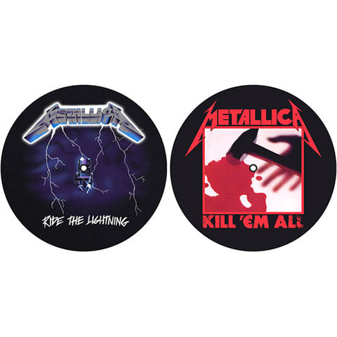 Metallica - Kill 'Em All - Lightning - DJ Turntable Slipmat Set (UK Import)