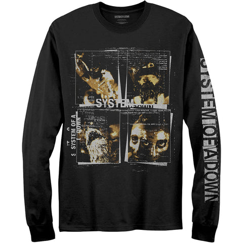 System Of A Down - Face Boxes - Longsleeve Tee (UK Import)