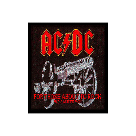 AC/DC - Patch - Woven - UK Import - For Those About To Rock - Collector's Patch