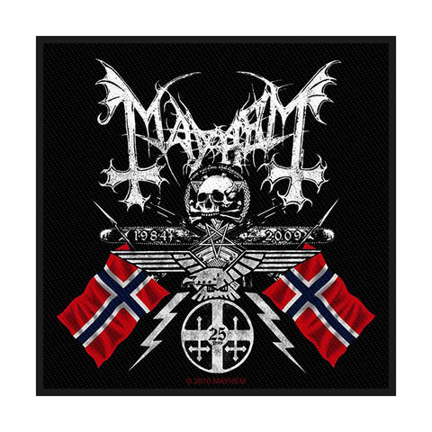 Mayhem - Patch - Woven - UK Import - Coat Of Arms - Collector's Patch