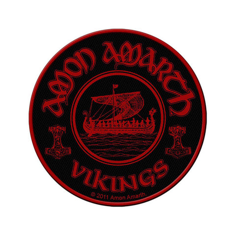 Amon Amarth - Patch - Woven - UK Import - Vikings Circular - Collector's Patch