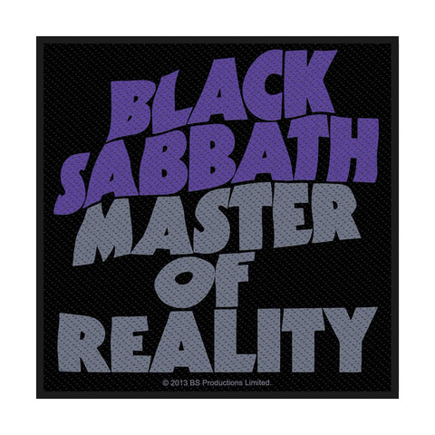 Black Sabbath - Patch - Woven - UK Import - Master Of Reality - Collector's Patch