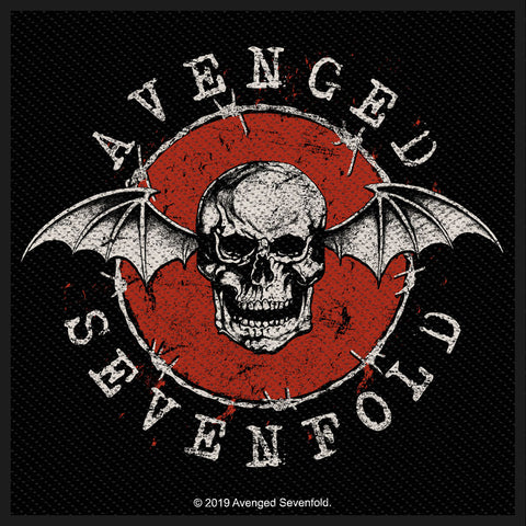 Avenged Sevenfold - Patch - Woven - UK Import - Distressed Skull - Collector's Patch