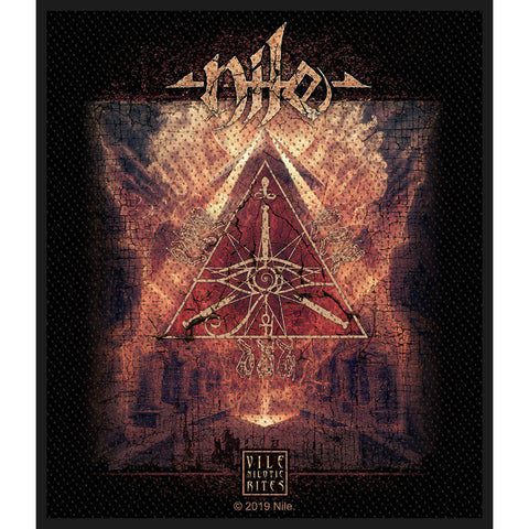 Nile - Patch - Woven - UK Import - Vile Nilotic Rites - Collector's Patch