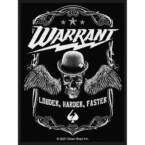 Warrant - Patch - Woven - UK Import - Louder - Collector's Patch