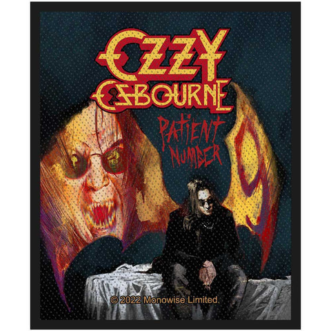 Ozzy Osbourne - Collector's Patch - Woven - UK Import - Patient No. 9