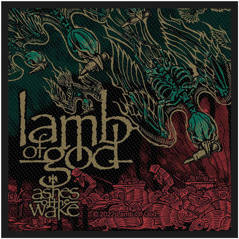 Lamb Of God - Patch - Woven - Ashes Of The Wake-Collector's-UK Import