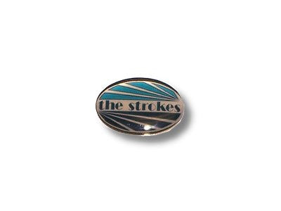 The Strokes - Oval Metal & Enamel Stick Pin