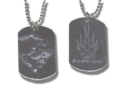 Static-X - Pewter Dogtag Necklace