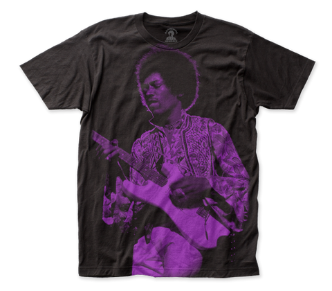 Jimi Hendrix - Purple Haze Subway Print - T-Shirt