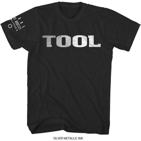 Tool - Metallic Silver Logo T-Shirt (UK Import)