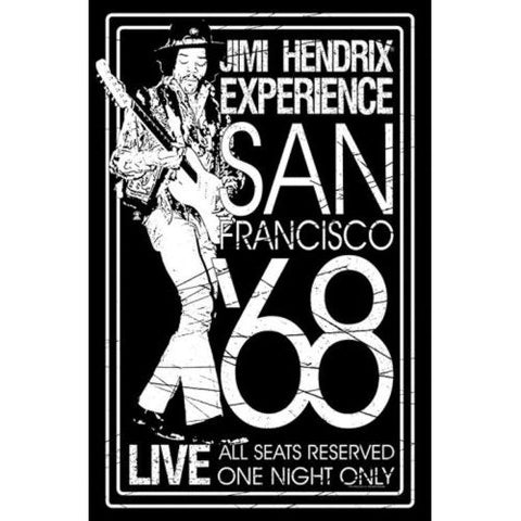 Jimi Hendrix - San Francisco '68 Flag (UK Import)