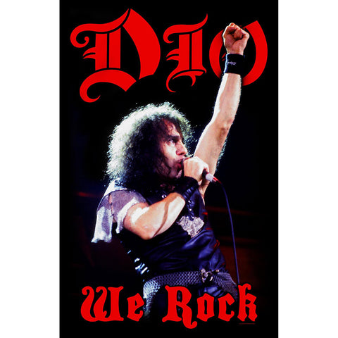 Dio - We Rock - Textile Poster Flag (UK Import)
