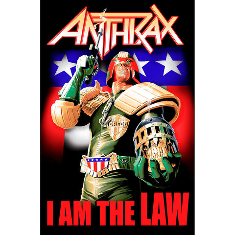 Anthrax - I Am The Law - Textile Poster Flag (UK Import)