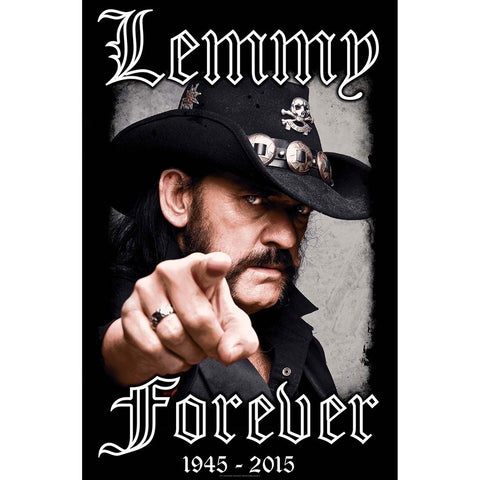 Motorhead - Lemmy Forever - Flag - Textile Poster Flag (UK Import)
