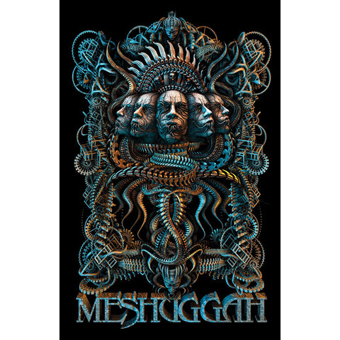 Meshuggah - 5 Faces - Textile Poster Flag (UK Import)