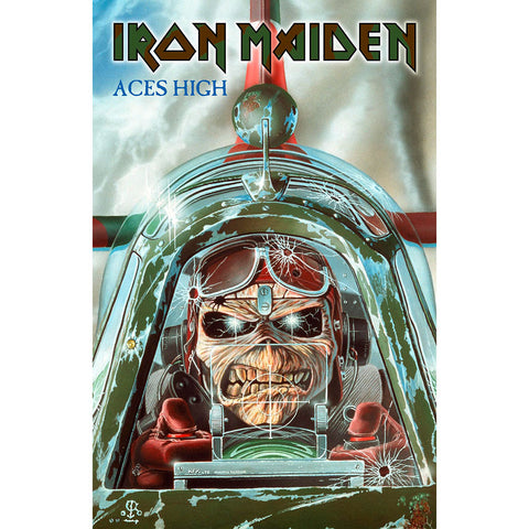 Iron Maiden - Aces High - Textile Poster Flag (UK Import)