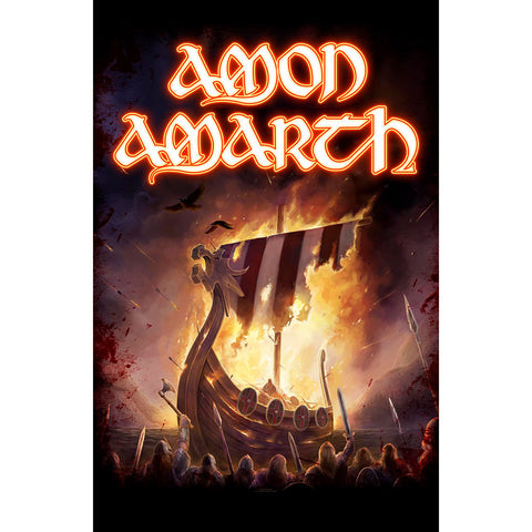Amon Amarth - 1000 Burning Arrows - Textile Poster Flag (UK Import)