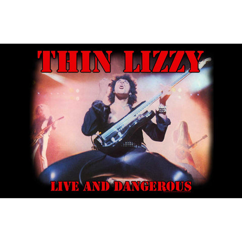 Thin Lizzy - Live & Dangerous - Textile Poster Flag (UK Import)
