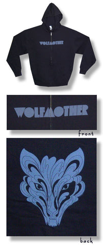 Wolfmother - Flaming Wolf Zip Up Hoodie