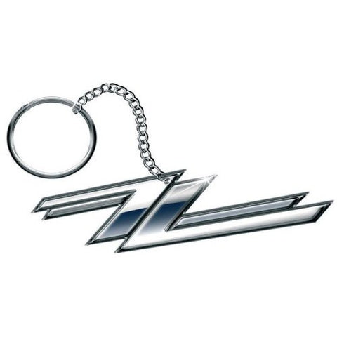 ZZ Top - Twin Zees Logo Metal Keychain (UK Import)