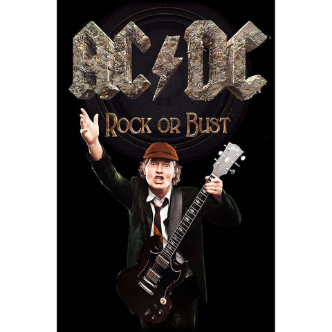 AC/DC - Angus - Rock Or Bust Textile Poster Flag (UK Import)