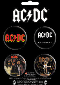 AC/DC - Button Set