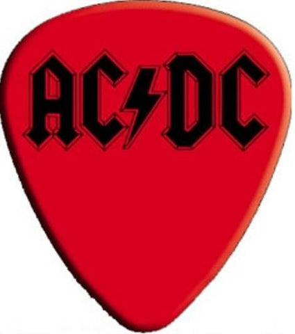 AC/DC - Pack Of 2 Guitar Picks - Red Black