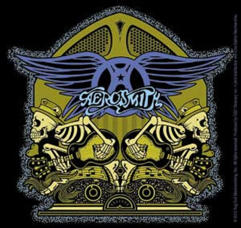 Aerosmith - Sticker - Jukebox Skeletons Logo - Steven Tyler - Licensed New