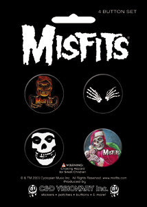 Misfits - Fiend Club Button Set