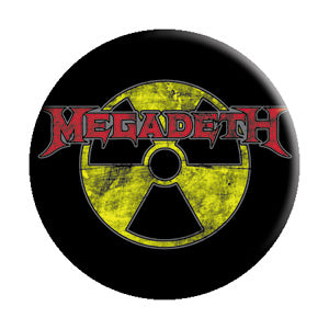 Megadeth - Radioactive Pinback Button (Pack Of 2)