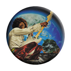 Jimi Hendrix - Space Pinback Button (Pack Of 2)