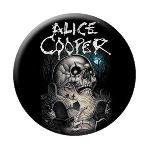 Alice Cooper - Graveyard - Pinback Button (Pack Of 2)