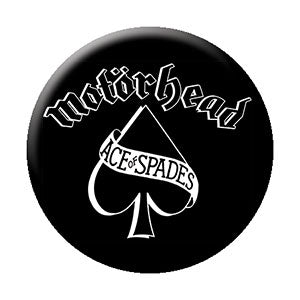Motorhead - Ace Of Spades Logo Pinback Button (Pack Of 2)