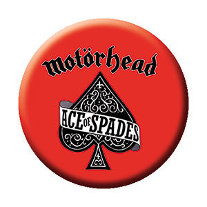 Motorhead - Red Ace Of Spades Pinback Button (Pack Of 2)