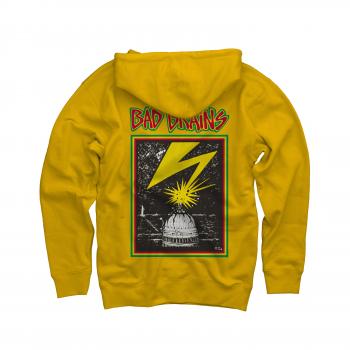 Bad Brains - Front Logo On Yellow Pullover Hoodie