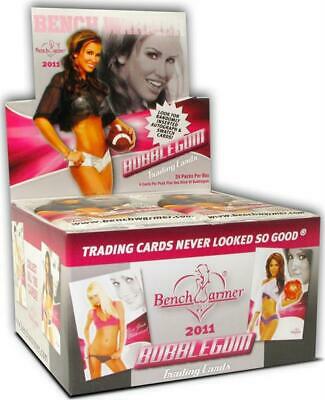 1 BOX - 2011 BENCHWARMER TRADING CARDS-SEALED-UNOPENED-24 PACKS-6 Cards Per Pack